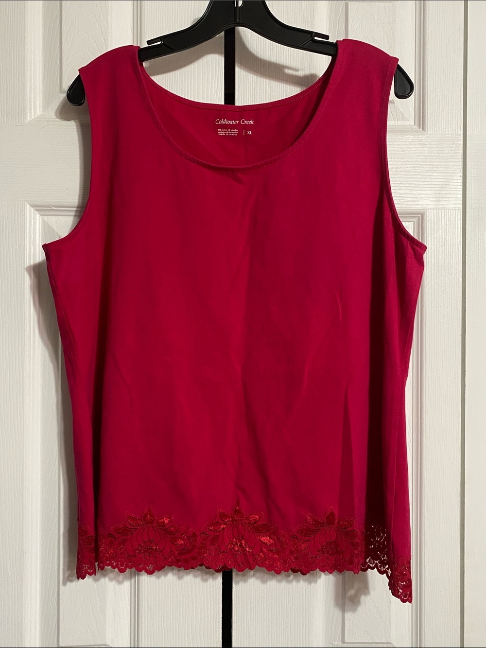 Coldwater creek knit tank top shirt size XL